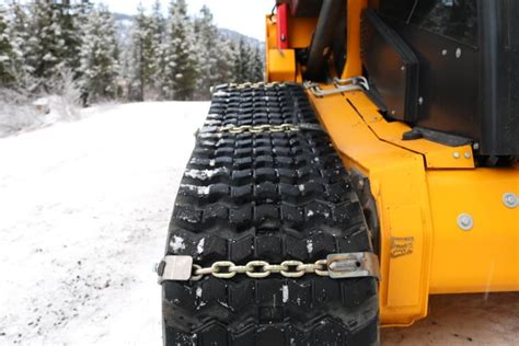 skid steer track chains|skid steer snow tracks.